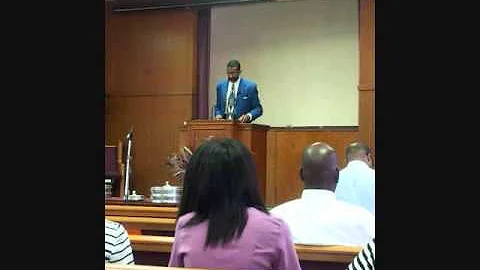 Ron Daly preaching at the Church that meets at Eme...