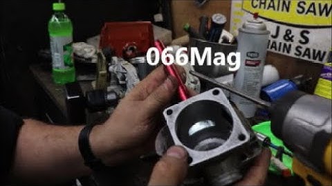 Stihl 066 Port Work Timing Numbers And Startup Old School Muscle Brought Back to Life