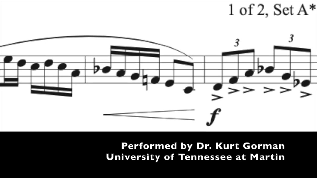 2025 Tennessee Midstate 11-12 Trumpet Audition Music – Technical Study