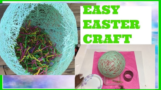 How to Make String Eggs for Easter Full Length Tutorial 