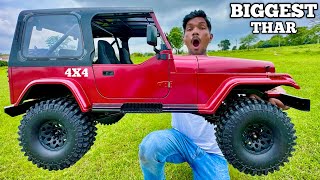 Download Lagu RC Biggest Ever New 2023 4X4 Mahindra Thar Car Unboxing \u0026 Testing- Chatpat toy tv MP3