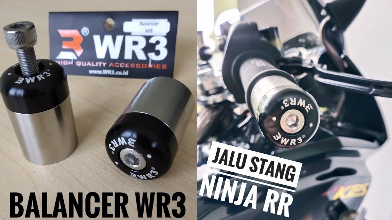 Pasang Balancer Jalu Stang WR 3 Ninja RR - YouTube