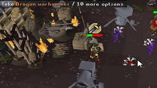 Dragon Warhammer Drop From Lizardman Shaman Boss