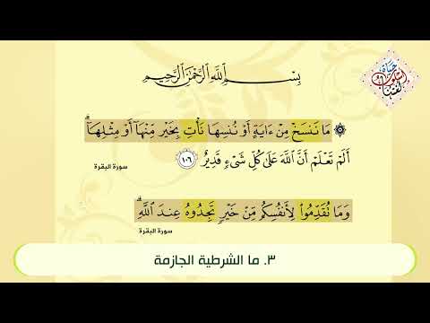 تطبيقات من القرآن الكريم على أسلوب الشرط الجازم 07 تفصيل الكلام في ما و مهما الشرطيتين