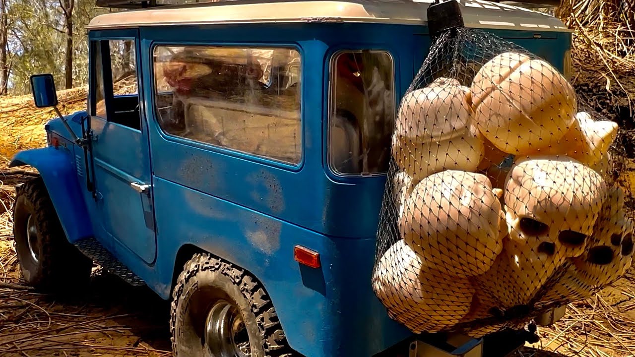 Halloween Pine Trail Run [RAW] | FMS Toyota Land Cruiser FJ40 | 1:10 RC ...