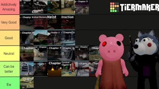 RANKING ALL PIGGY CHAPTERS IN MY CUSTOM TIER LIST! | Roblox Piggy