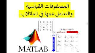 المصفوفات القياسية والتعامل معها في الماتلاب