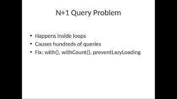 Why Your Laravel Project is Slow