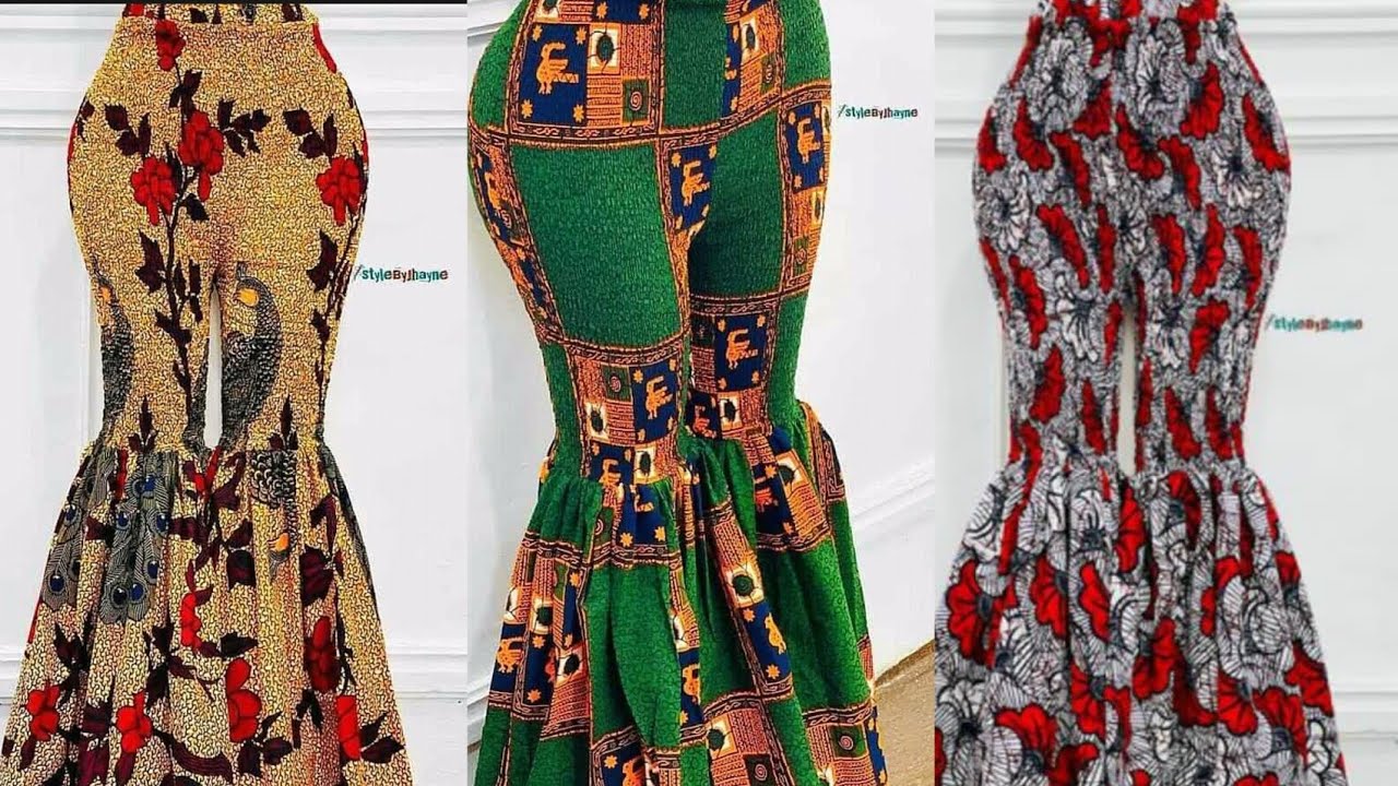 How to sew a smocked/elastic trouser with gathered bottom