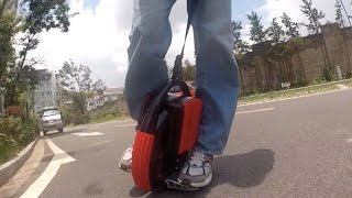 my new unicycle - first ride