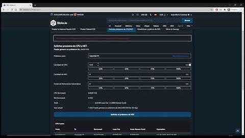 How to rent CPU by browser through bloks.io/REX || EOS