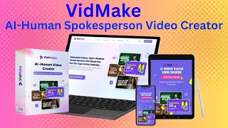 Vidmake - Ai-Human Spokesperson Video Creator