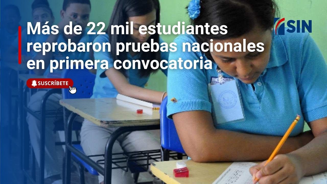 Más de 22 mil estudiantes reprobaron pruebas nacionales en primera ...