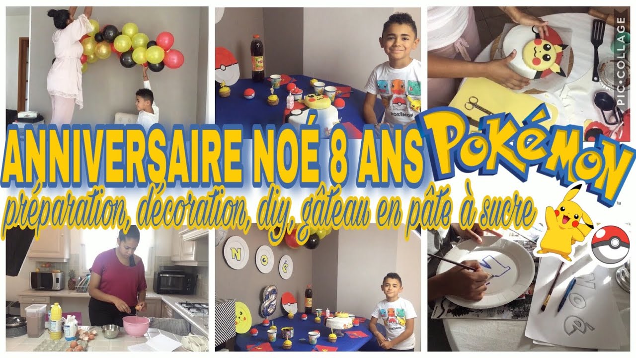 🎂ANNIVERSAIRE NOÉ 8 ANS // PRÉPARATION, DÉCORATION, DIY, RECETTE