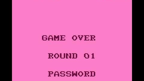 Game Over: Bubble Bobble Part 2 (Game Boy)