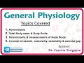 General Physiology  - By Dr. Joyeeta Sengupta