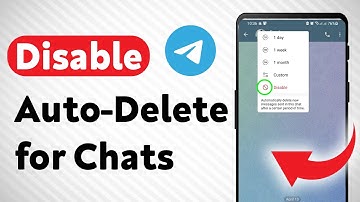 How to Disable Auto-Delete for Chats on Telegram (Updated)