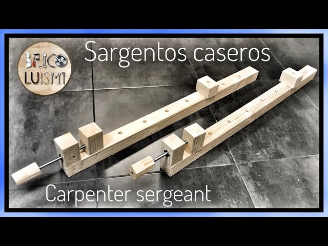 ✓Como fabricar LOS MEJORES sargentos o prensas para madera/ How to make  wooden bar clamps/CARPENTER 