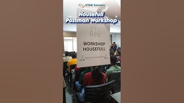 Postman API Testing Workshop House full 😮😮 #softwaretestingtesting