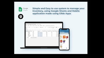 Advanced Inventory Management system using Glide Apps and Google sheets