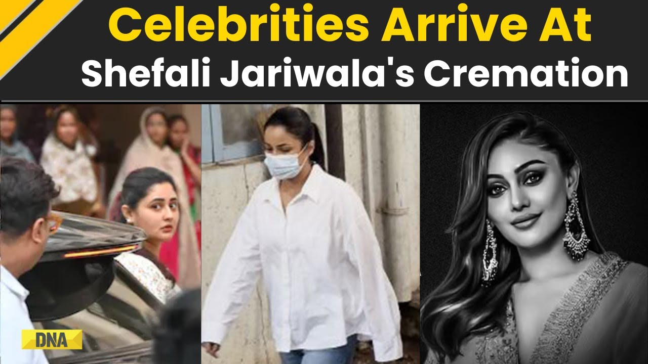 Shefali Jariwala Death: Celebrities Bid Emotional Farewell To Shefali At Oshiwara Crematorium