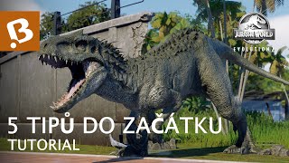 Tipy do začátku & jak odemknout obsah | Tutorial | Jurassic World Evolution 2 CZ