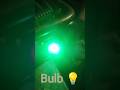mini hack 😱 led cycle bulb shorts video experimnent...mini electronic?
