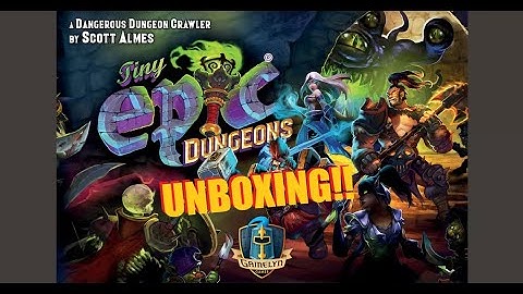 Tiny Epic Dungeons UNBOXING!