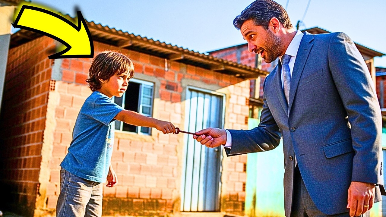 SENHOR COMPRARIA NOSSA CASA?” DISSE A CRIANÇA AO MILIONÁRIO… ENTÃO ELE TOMA UMA DECISÃO
