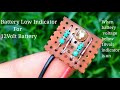 How To Make 12v Battery Low Voltage Indicator Circuit, or Car Battery Low Indicator circuit at home.