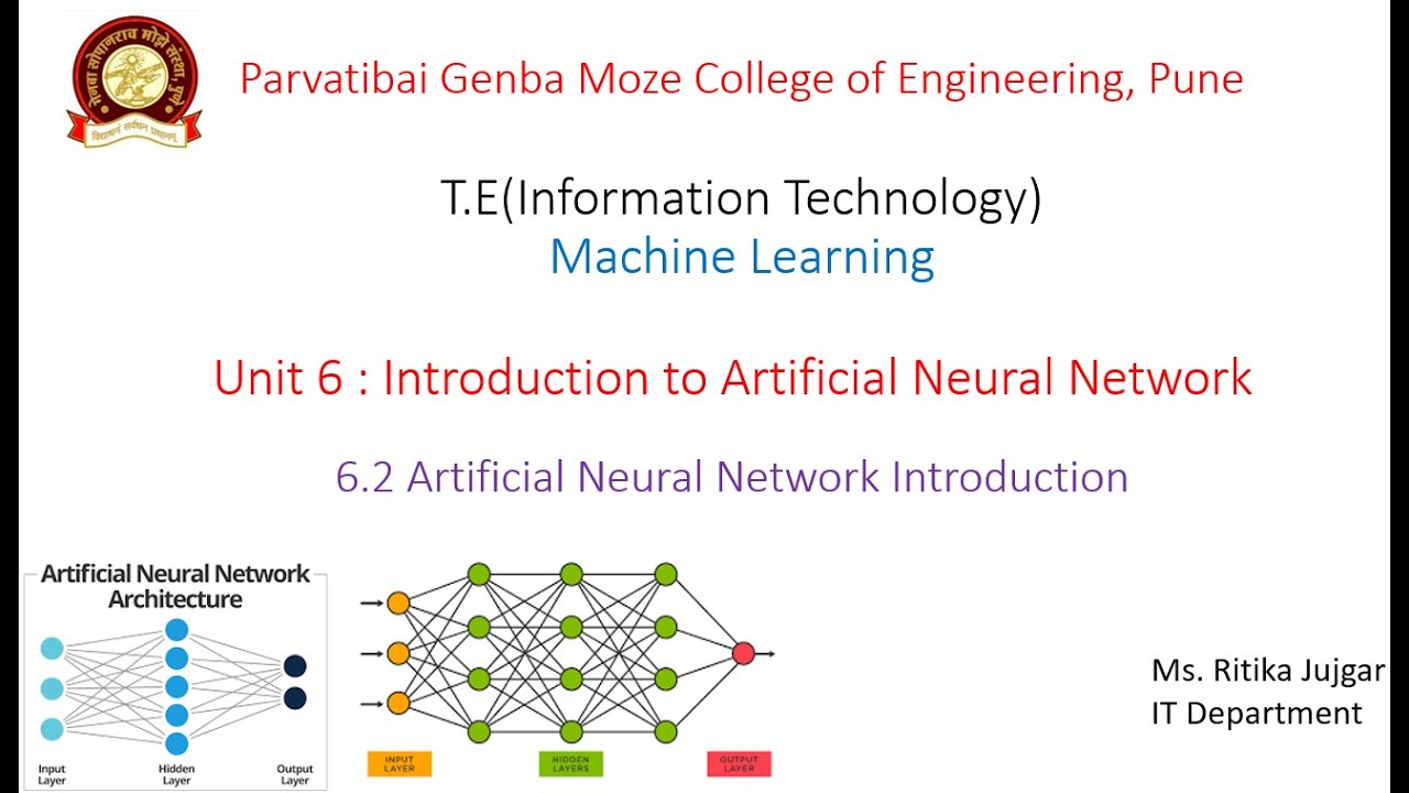 6.2 Artificial Neural Network Introduction | Neural Network | Machine ...
