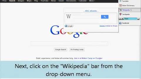 DictionaryBoss Toolbar: Wikipedia Search