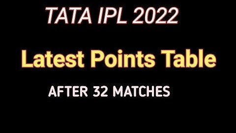 IPL 2022 Points Table After DC vs PBKS Match 33 | Points Table IPL 2022 Today | DC vs PBKS Match
