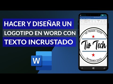 Cómo hacer y diseñar un logotipo en WORD con texto incrustado paso a paso