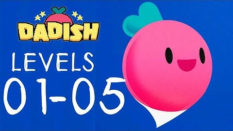Dadish Gameplay Ep.1 of 8 | Level 1 - 5 Walkthrough (Android/iOS)