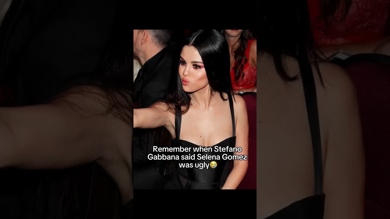 Selena trolls stefano gabbana by wearing “ugly” hair clip😩 