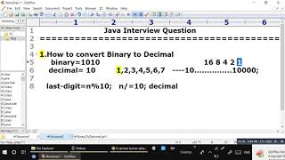 #interview #Question #job #interview #fresher Written test interview question for java language IT.