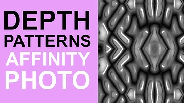 Add Depth / 3D Patterns In Affinity Photo | How To Create