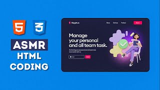 ASMR  Programming | Build Website Using HTML CSS