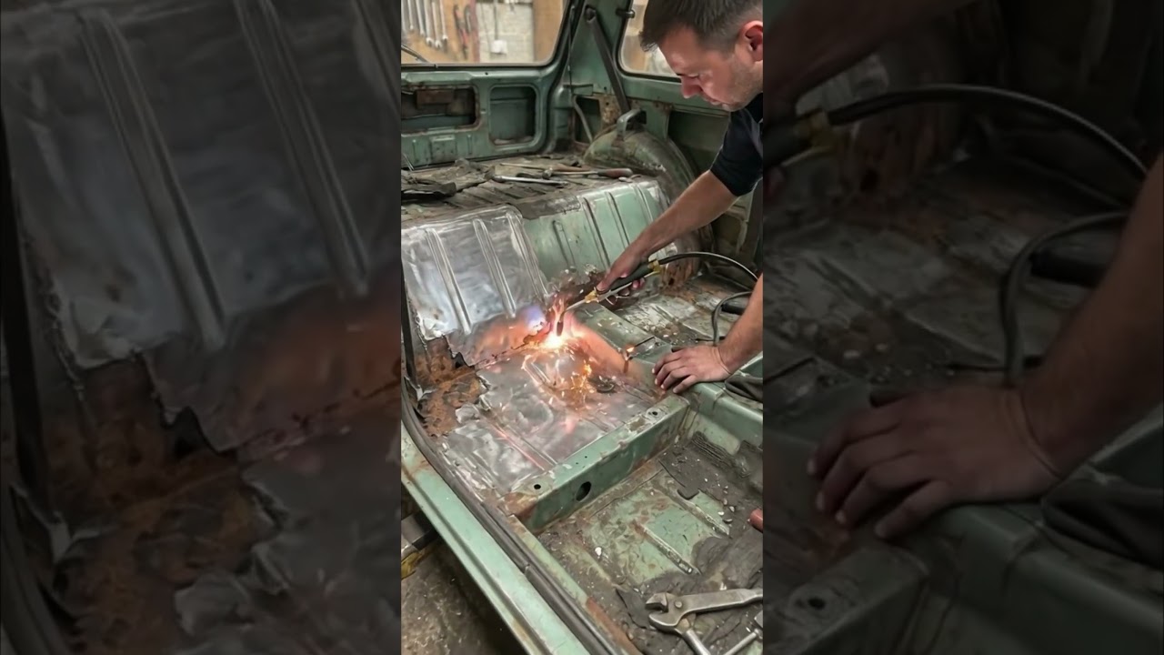 Destroyed Fiat Panda 4x4 Sisley Restored - ASMR Car Restoration |