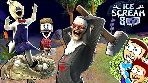 Ice Scream 8 : Final Chapter #1 | Shiva and Kanzo Gameplay