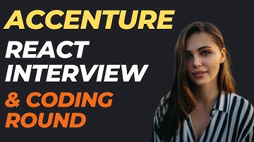 Accenture ReactJs Interview (1st Round) | 🎉 Selected | ReactJs & Javascript #reactinterviewquestions