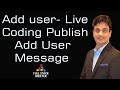 Publish Add User | Demo | TDD | Typescript