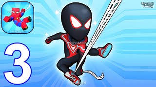 Web Shooter Game: Spider Hero - Gameplay Walkthrough Part 3 Levels 34-50 Spider Web Shooter Game