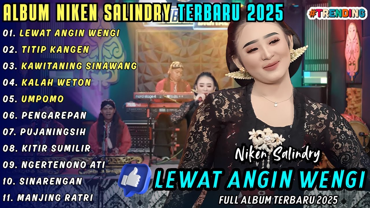 LEWAT ANGIN WENGI - TITIP KANGEN || NIKEN SALINDRY || PUSAKA CAMPURSARI FULL ALBUM TERBARU 2025