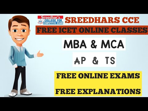 FREE ICET ONLINE CLASSES | HOW TO REGISTER | SREEDHARS CCE | AP &TS | TELUGU |By #Crazyglobaladda