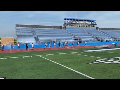 Columbus North High School graduation practice 2021