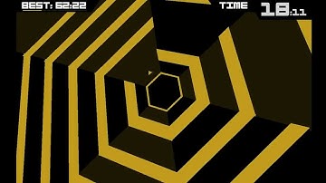 Playing Super Hexagon - Level 2: Hexagoner (Complete)