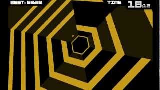 Playing Super Hexagon - Level 2: Hexagoner (Complete)