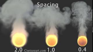 FumeFX Properties Study: Spacing Properties
